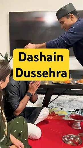 Dashain Tika 2082 Blessed with love and Jamara 🌺Celebrating Dashain — togetherness #dashain2082