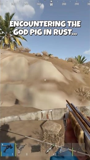 Encountering The GOD Pig In Rust... #rust #solo #rustgame