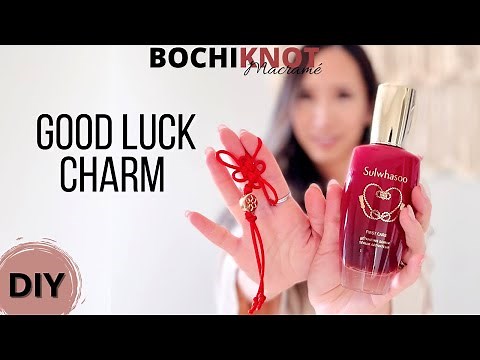 How to Make a Simple Chinese Good Luck Knot Macrame Charm | Lunar New Year Special