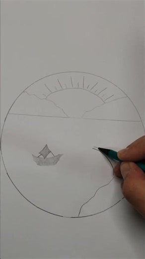 "You won't believe this is just a pencil... 🌲, 🏔️"