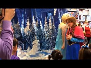 Frozen Performance with Anna Elsa Birthday Party Singing Let It Go
