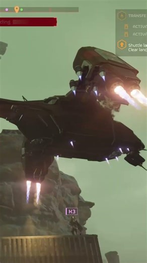 Oops!! Don't activate your jump pack when Pilot is landing!!