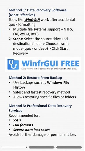 Recover data from a formatted hard drive with proven methods. #harddrive #format