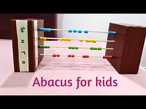 DIY How to make an Abacus I School project for maths I School Projects for Kids I Our sweet Mom
