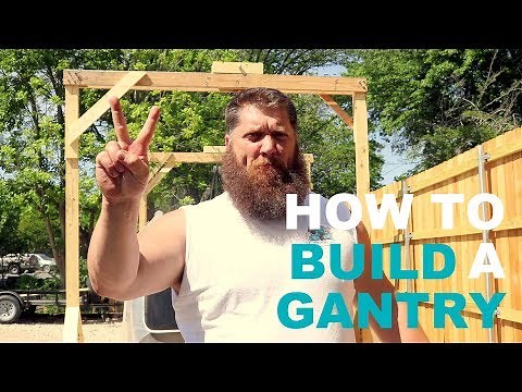 How To Build a Wooden Gantry for Airstream