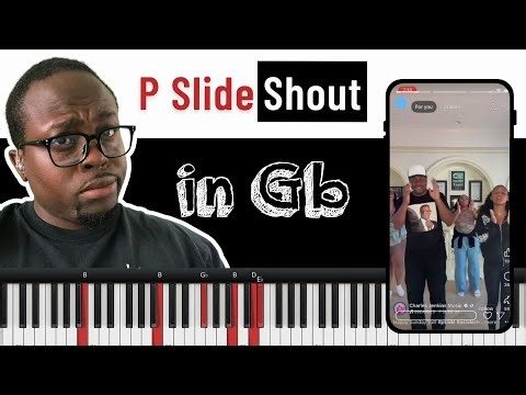 Easy Piano Shout With Walking Bassline in Gb Major