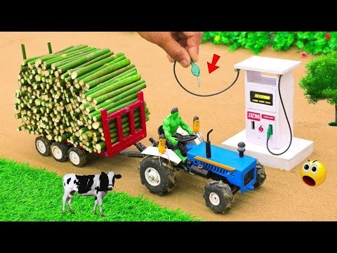 Diy diorama making mini motor water pump science project | ‪@SanCreator1‬