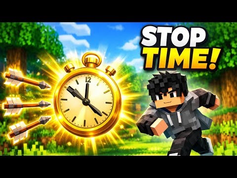Real Time Control in Minecraft! ⏳ Time Stop Mod