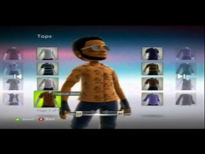 Xbox 360 Kinect Beta Editing Avatar