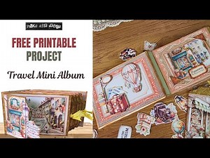 DIY Travel Mini Album Tutorial | Free Printable Kit + Easy Envelope Binding