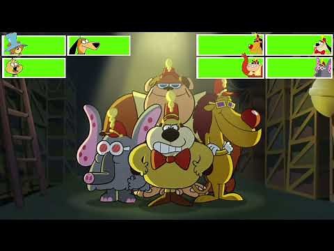 Jellystone (2021) with healthbars shagg haggs vs banana splits