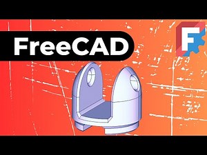 FreeCAD Example with Through All Pocket and Extrusion by Revolving the Sketch