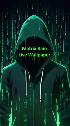 Live Matrix Rain With your Name #MatrixRain #LiveWallpaper #TechTips