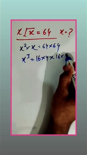 Finding x using Cube root and square #maths #fun #daily #shorts #school #trick #subscribe