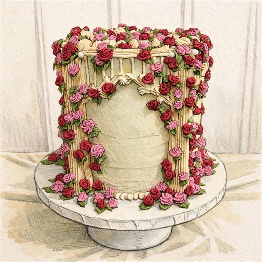 CAKECON on Instagram: "One of the most romantic cakes we’ve ever laid our eyes on 💕 A dreamy vanilla & coconut cake layered with raspberry jam, crushed Monte Carlo biscuits and silky buttercream… all wrapped in swirls of American buttercream. Made by @alina_cuppycakes And yes, a cake tasted by Darren and Rachel themselves! If you want you cake tasted by Darren and another incredible pastry chef, get your tickets now. Only a few left!! #sydneybakers #cakesofinstagram #whatsonsydney"