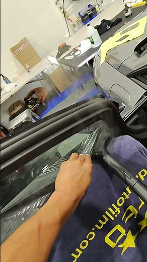 How to remove window tint with a steamer