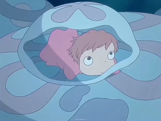 Ponyo and Sosuke Matching PFP Anime Edit