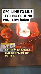 990K views · 4K reactions | GFCI line to line water test simulation only Do Not Do This! Only for educational purposes! GFCI detects ground fault and imbalance current between line and ground so since no ground fault detected on our video it doesnt trip off . For imbalance current detection between lines ELCB is accurate for the job #electrician #relay #panelboard #control #power #technician #switch #wiring #Outlet #electrical rcbo | Electricians Guide | Facebook