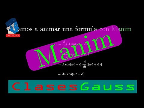 Manim : Animaciones con fórmulas matemáticas