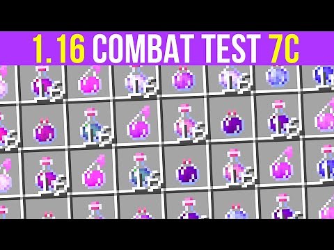 Minecraft 1.16.2 Combat Test Snapshot 7C : Stackable Potions!