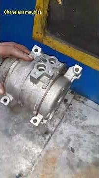 How an AC compressor works with a control valve (selenoid) and one without.