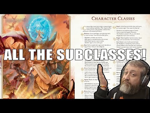 All the D&D 5e 2024 PHB Subclasses | Nerd Immersion