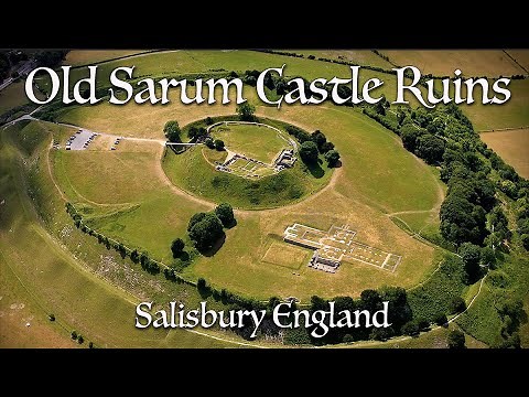 Tour of Old Sarum Castle in Salisbury, England