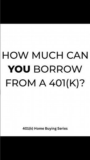 HOW MUCH CAN YOU BORROW FROM A 401K