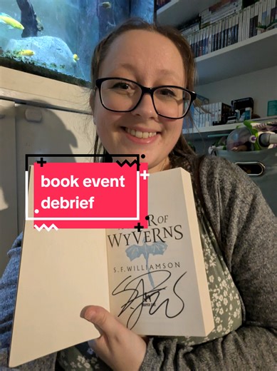 A quick vlog because I wanted to hopefully capture how happy and inspired I am since I just got home following a book talk and signing from S. F. Williamson the author of A Language of Dragons and A War of Wyverns. Hosted by the fab @Jasmine (writethyselff) It was well out of my comfort zone to go and I'm so glad I did! So do the bookish thing!! #bookevent #booktok #languageofdragons @Harper Fire Books @waterstones bristol