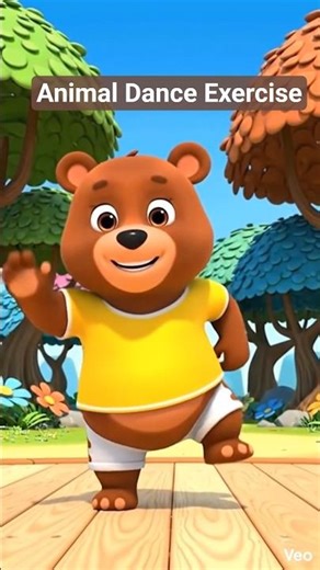 Animal Dance Exercise for Kids 🐻🐰 Fun Moves| Interactive Workout | Kids Entertainment | Fun Exercise