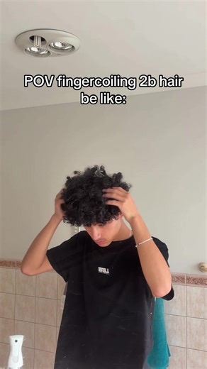 Curly Hair Routine: Mastering Finger Coiling for 2b Hair