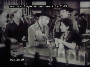 Silent Western Film, 1940's -- Film 7093