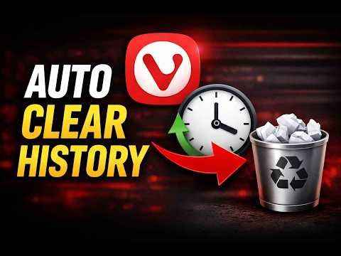 How to Automatically Clear Browsing History in Vivaldi Browser on Windows 11 or 10 | GearUpWindows