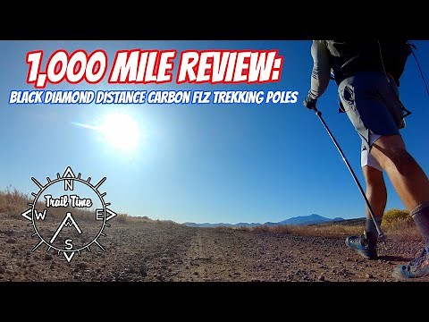 1,000 Mile Review: Black Diamond Distance Carbon FLZ Trekking Poles | Ultralight Hiking Poles