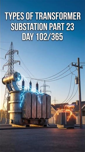 Types of Transformer Explained ⚡ | Power vs Distribution Transformer | Day 102