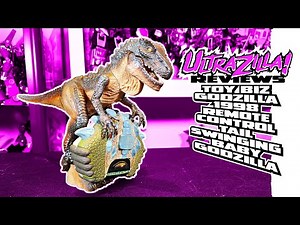 TOY BIZ GODZILLA 1998 REMOTE CONTROL TAIL SWINGING BABY GODZILLA | Review 2362
