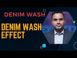 denim wash types and process, whickering effect