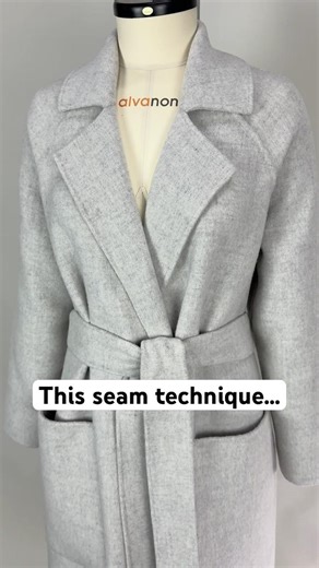 The Best Seam for Unlined & Reversible Coats