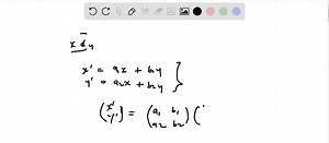 SOLVED:Construct a transformation matrix that represents the interchange of x and y coordinates of a point.