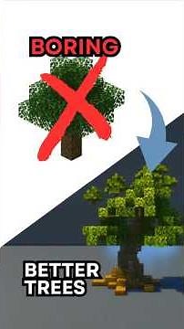 Here's how to make a custom tree in minecraft