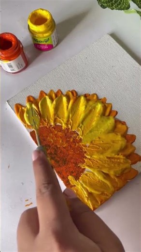 Fevicryl | Textured Sunflower DIY