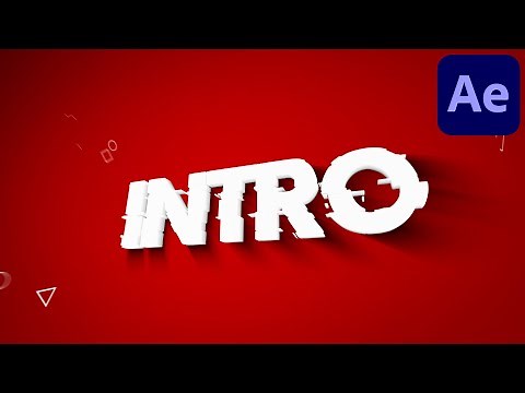 3D YOUTUBE INTRO Animation erstellen mit AFTER EFFECTS - Tutorial Deutsch + FREE TEMPLATE