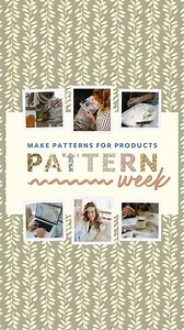 🎉 Pattern Week is just around the corner, and this is your chance to join an inspiring creative journey. 🖌️ Starting January 9th, you’ll transform your ideas into seamless patterns and see them printed on real products like fabric, gift wrap, or wallpaper. 🖼️✨ During this free experience, you’ll gain access to five days of hands-on lessons, 🎨 live Q&A, and an inspiring community. 💬 Don’t miss this opportunity to make something amazing! 🚀 Register Today…it’s FREE! | Bonnie Christine