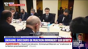 En Conseil de défense, Macron évoque "une situation de guerre totale" | BFMTV