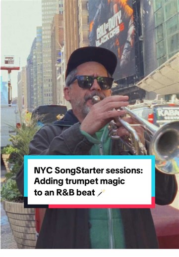 Sparking Creativity: NYC SongStarter Sessions - R&B Beat with Trumpet Magic