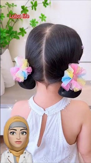 تسريحة شعر سهلة وبسيطة.تسريحة شعر للبنات.اكتشفى تسريحات جديدة وسريعة وشيك ❤️#trending #hairstyle