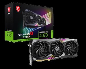 MSI GeForce RTX™ 4070 GAMING X TRIO 12G