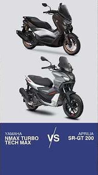 vs Aprilia SR-GT 200 | Yamaha NMax TURBO Tech Max