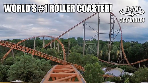 817K views · 2.3K reactions | Once voted the World's #1 Steel Roller Coaster! 360 Degree View! Move your phone to look around! Expedition GeForce has been voted the best steel coaster in the world! | Theme Park Review | Facebook
