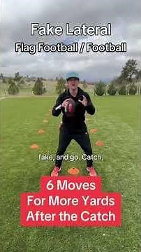 6 Moves For More Yards After the Catch 🏈🔥 | Youth Flag Football 101 🏈🔥 #coachd #defensiveskills